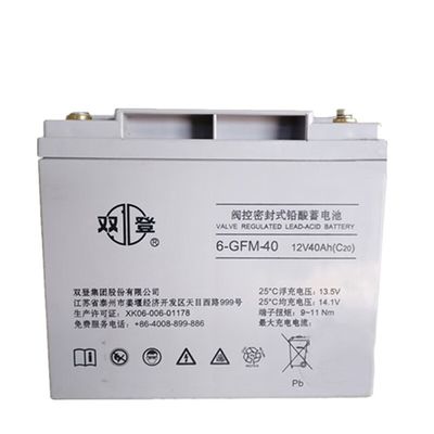 Shuangdeng герметичное перезаряжаемое 6-GFM-40 свинцово-кислотное аккумулятор 12V40Ah для солнечной энергии