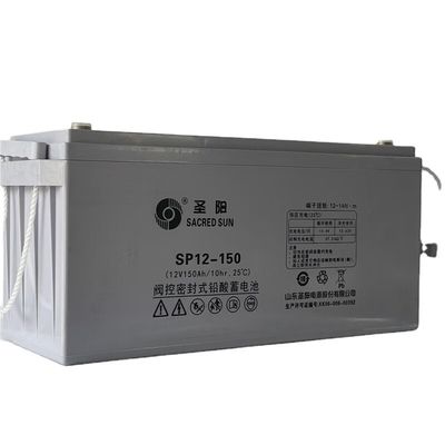 Священное солнце регулируется SP12-150 свинцово-кислотный аккумулятор 12V150Ah для передачи энергии UPS