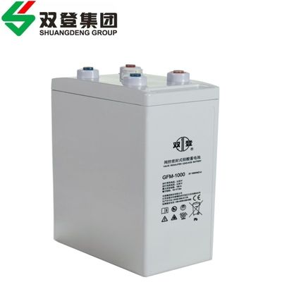 GFM-1000 Свинцово-кислотный аккумулятор 2V1000Ah для системы безопасности питания Ширина 181 мм Длина 370 мм