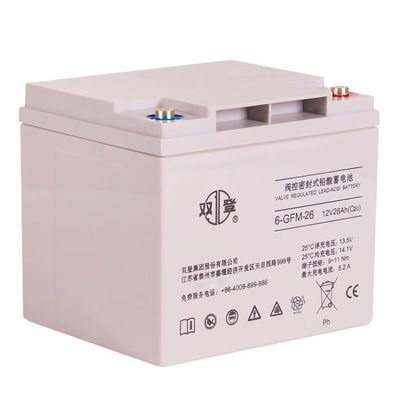 Shuangdeng 6-GFM-26 Свинцово-кислотный аккумулятор 12V26Ah 170 мм Высота для зарядки системы питания