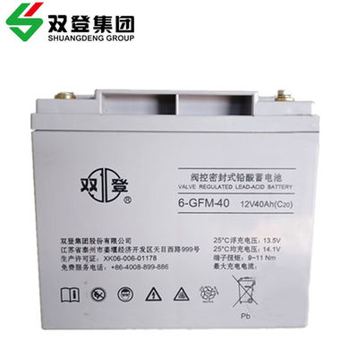 Shuangdeng герметичное перезаряжаемое 6-GFM-40 свинцово-кислотное аккумулятор 12V40Ah для солнечной энергии