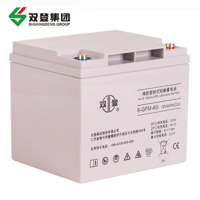 Shuangdeng герметичное перезаряжаемое 6-GFM-40 свинцово-кислотное аккумулятор 12V40Ah для солнечной энергии