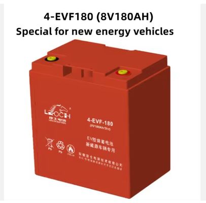 Глубокий цикл герметизированный аккумулятор AGM 8V 180Ah для силовой ячейки LEOCОловянная кислотная батарея 4-EVF-180