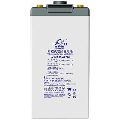 500Ah C10 Leoch Battery DJ500 Свинцово-кислотная батарея для системы накопления солнечной энергии