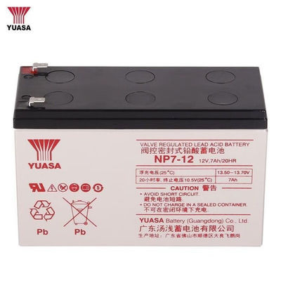 Заряжаемая свинцово-кислотная батарея Yuasa NP7-1212V7AH 2,5 кг для базовой станции компьютерной комнаты