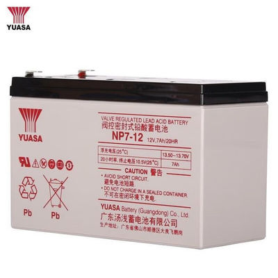 Заряжаемая свинцово-кислотная батарея Yuasa NP7-1212V7AH 2,5 кг для базовой станции компьютерной комнаты