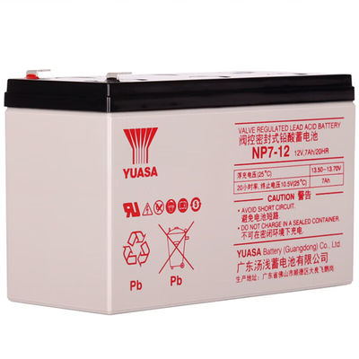 Заряжаемая свинцово-кислотная батарея Yuasa NP7-1212V7AH 2,5 кг для базовой станции компьютерной комнаты