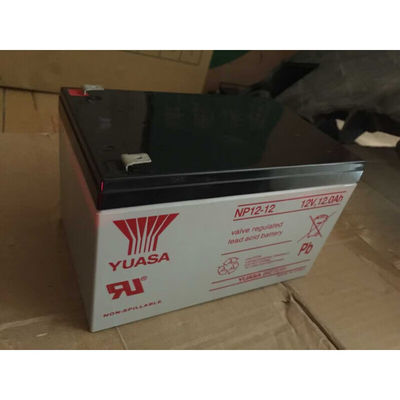 Прочный аккумулятор свинцовой кислоты Юаса NP12-1212V12AH для аварийного питания и связи