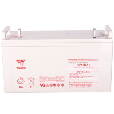 12V120AH Yuasa Свинцово-кислотная батарея для связи Электроснабжение Освещение Солнечная энергия