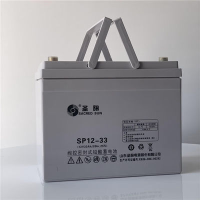 Священный Солнечный Печать SP12-33 Свинцово-кислотный аккумулятор 12V33Ah Для энергетической связи Ветерная система
