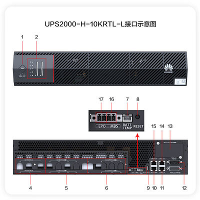 Huawei UPS2000-A-6KTTL-TT 6KVA-6KW Внешний аккумуляторный пакет для 19-дюймовой стойки и онлайн