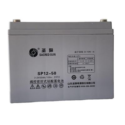 Мощный Sacred Sun SP12-50 свинцово-кислотный аккумулятор 12V50Ah для системы хранения солнечной энергии