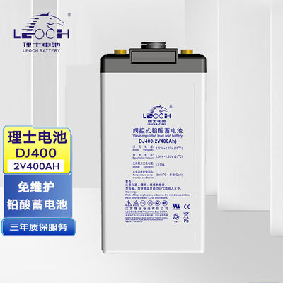 Leoch Battery DJ400 Свинцово-кислотный аккумулятор 400Ah C10 для решения для хранения солнечной энергии