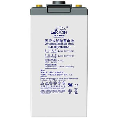 2V600Ah Leoch Battery DJ600 для систем накопления солнечной энергии