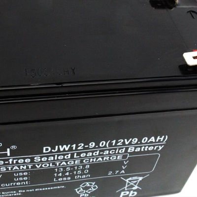 Материал контейнера ABS Leoch DJW12-9.0 Свинцово-кислотный аккумулятор 12V9Ah для питания Eps