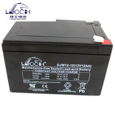 Leoch Battery DJW12-12 12V12Ah Свинцово-кислотный аккумулятор для связи и длительного резервного копирования