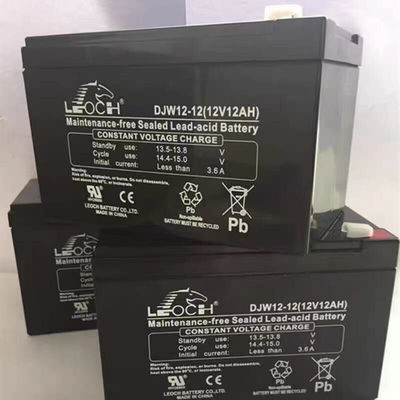 Leoch Battery DJW12-12 12V12Ah Свинцово-кислотный аккумулятор для связи и длительного резервного копирования