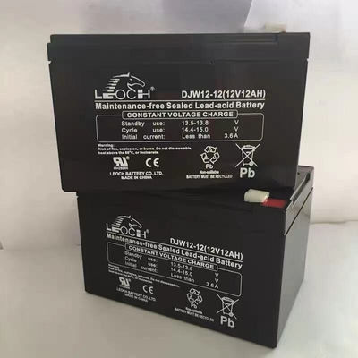 Leoch Battery DJW12-12 12V12Ah Свинцово-кислотный аккумулятор для связи и длительного резервного копирования