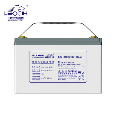 Максимальный ток зарядки 25A 12V100Ah Свинцово-кислотный аккумулятор для солнечной энергетической системы хранения энергии