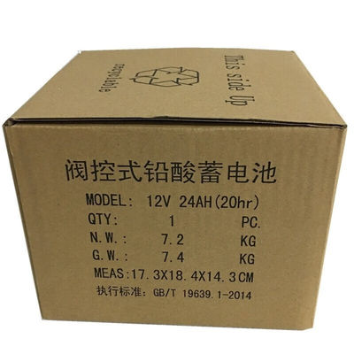 12V24Ah свинцово-кислотная батарея для передачи электроэнергии UPS Содержание солнечной энергии DJW12-24s