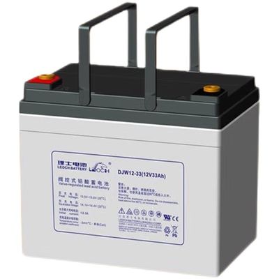 130±1мм Ширина Leoch аккумулятор DJW12-33 Свинцово-кислотный аккумулятор 12V33Ah для солнечной энергетической системы