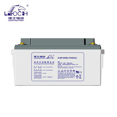 12V65Ah Leoch Battery DJM1265S для системы накопления солнечной энергии и питания UPS