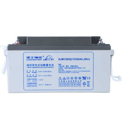 12V65Ah Leoch Battery DJM1265S для системы накопления солнечной энергии и питания UPS